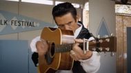 Boyd Holbrook as 'Johnny Cash' in a still from 'A Complete Unknown' | Image via @Youtube/SearchlightPictures